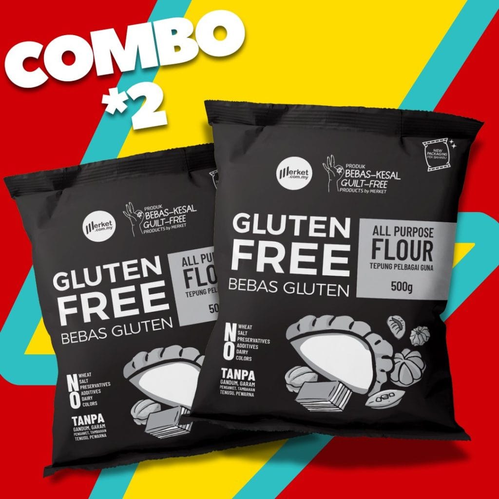 (Combo x2) Merket Gluten Free All Purpose Flour 500gm