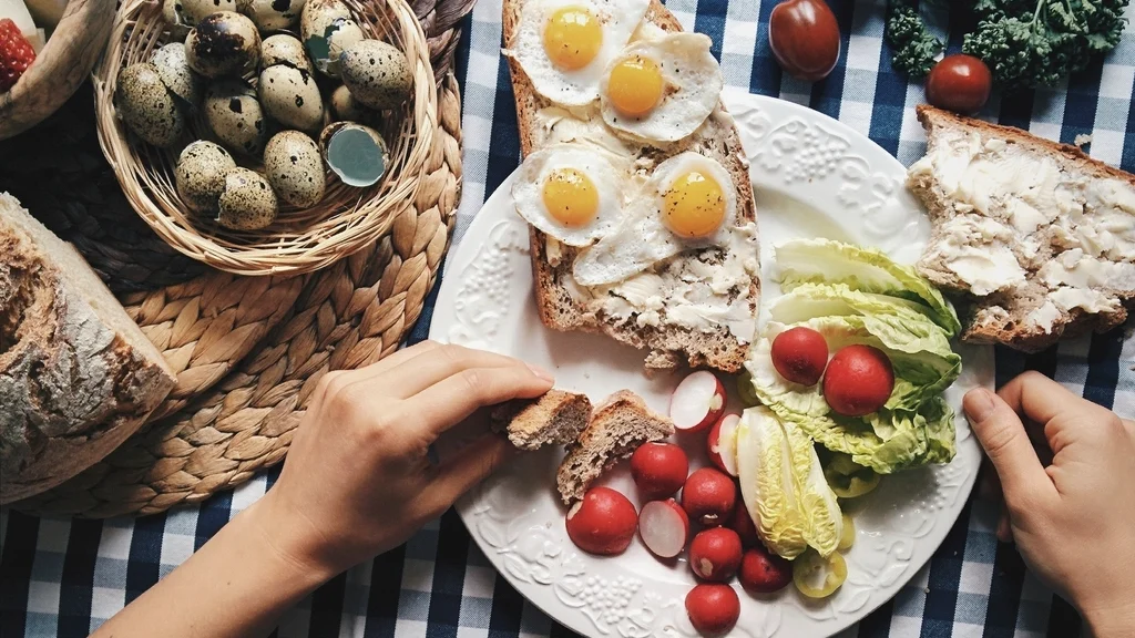 Delicious and healthy breakfast